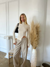 Load image into Gallery viewer, Conrad Ribbed Turtleneck in Cream

