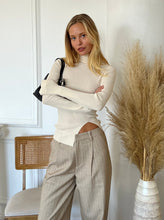Load image into Gallery viewer, Conrad Ribbed Turtleneck in Cream
