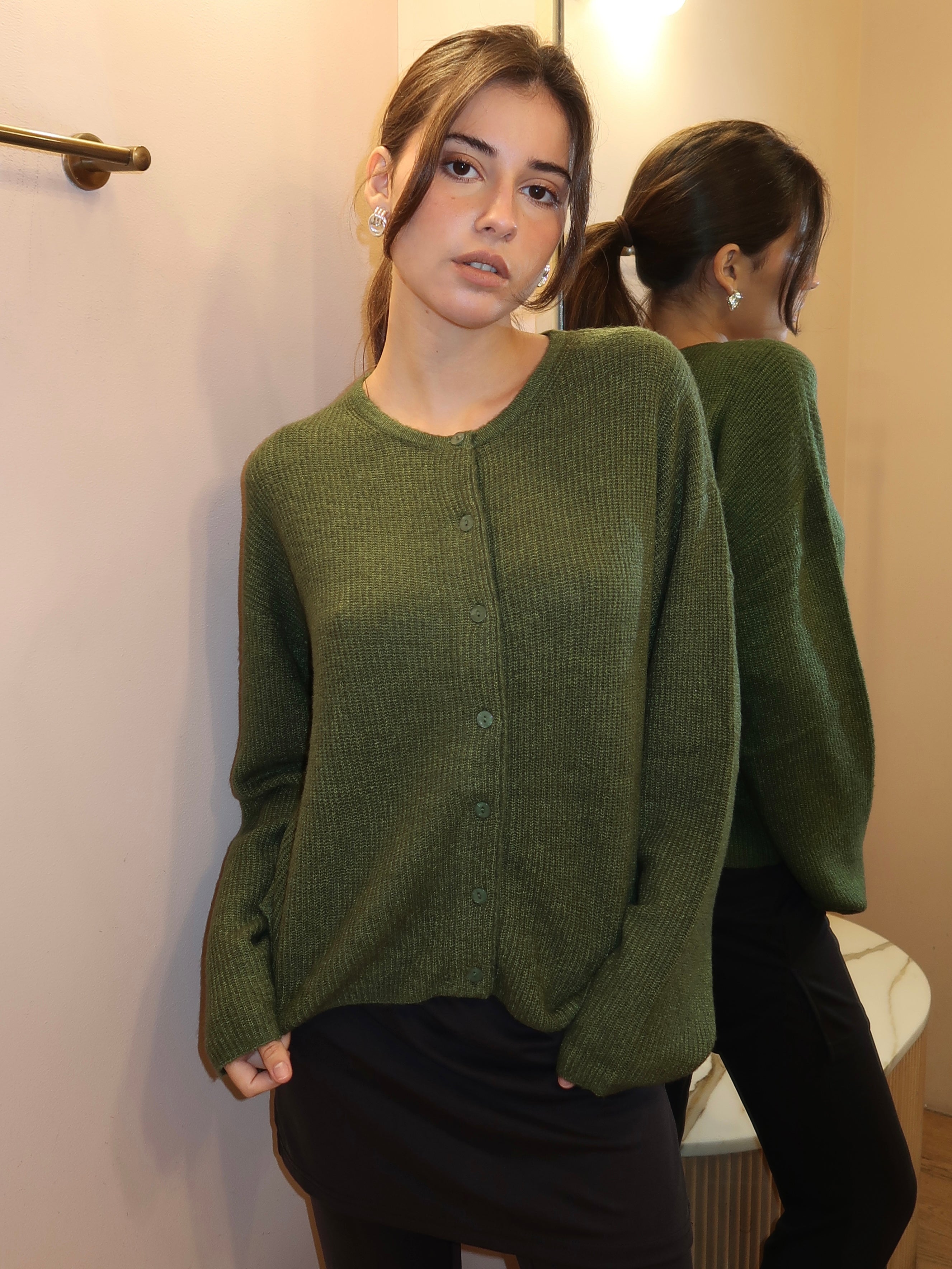 Isabel Cardigan in Green
