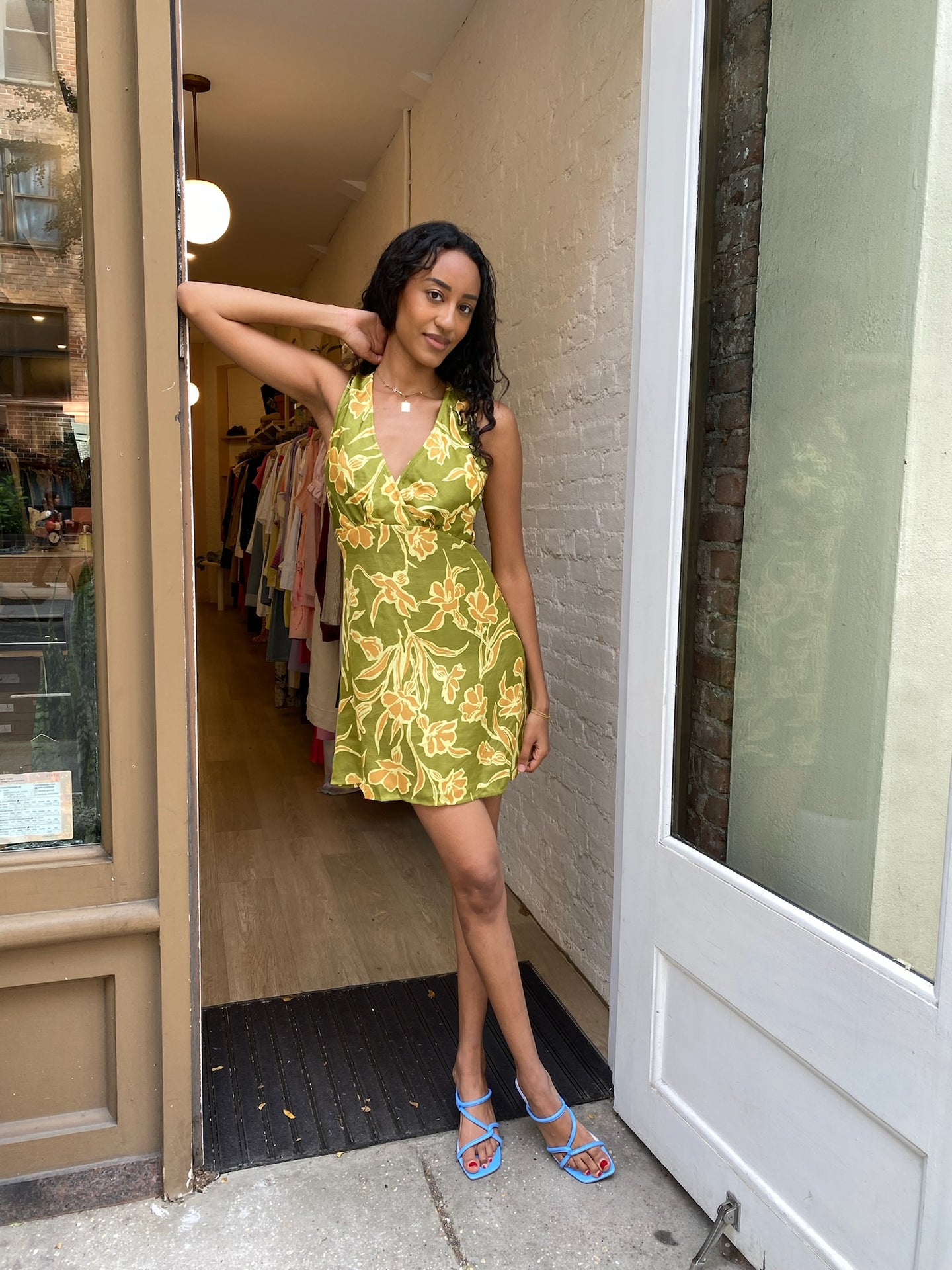 Sheena Mini Dress in Faro Floral