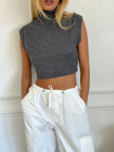 Load image into Gallery viewer, Castiel Knitted Vest in Slate
