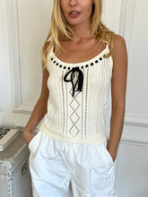 Load image into Gallery viewer, Demetria Sweater Tank in Ivory
