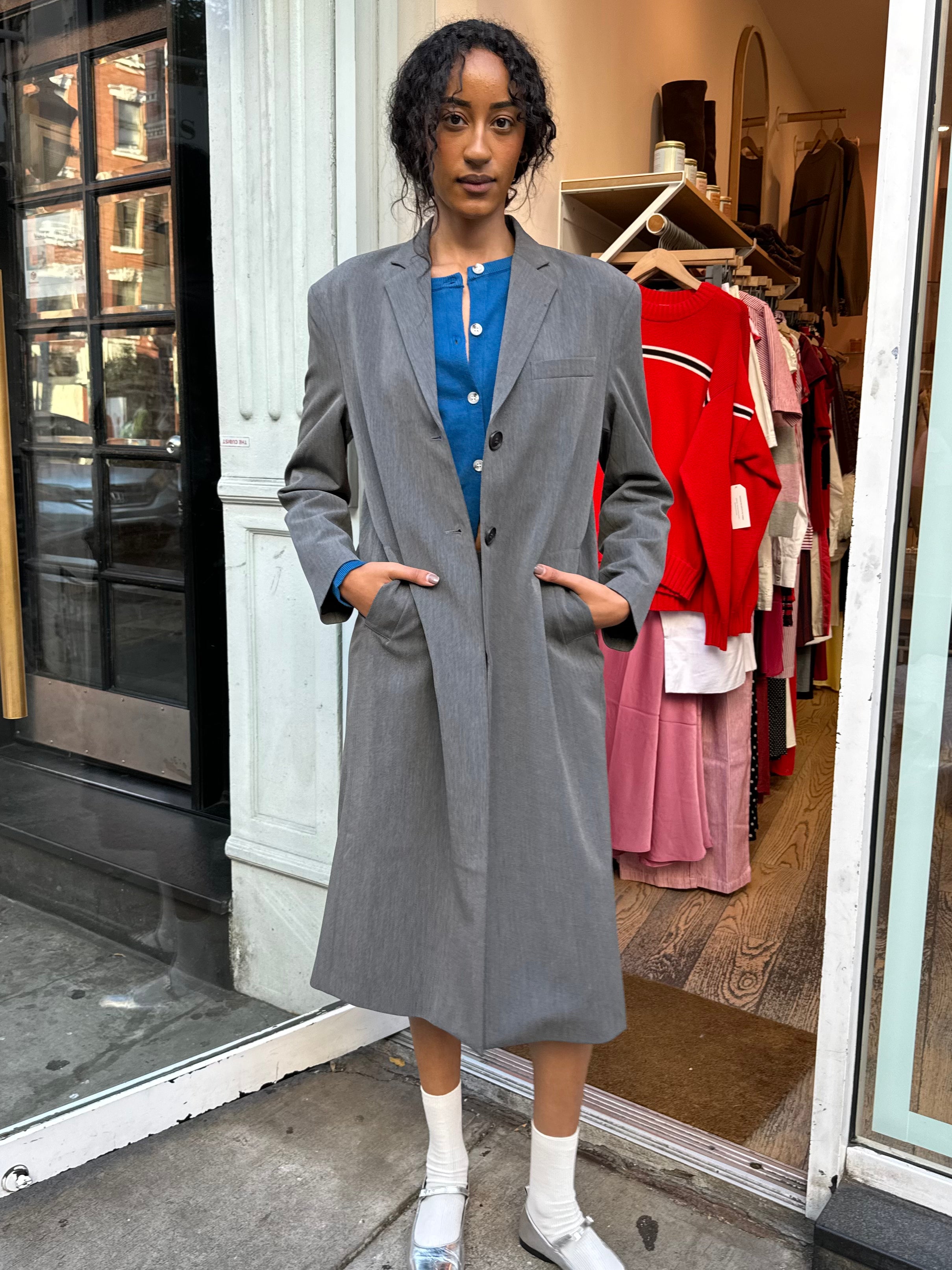 Noufonts Jacket in Grey Melange