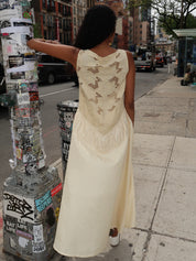 Sally Cutwork Maxi Dress in Ivory