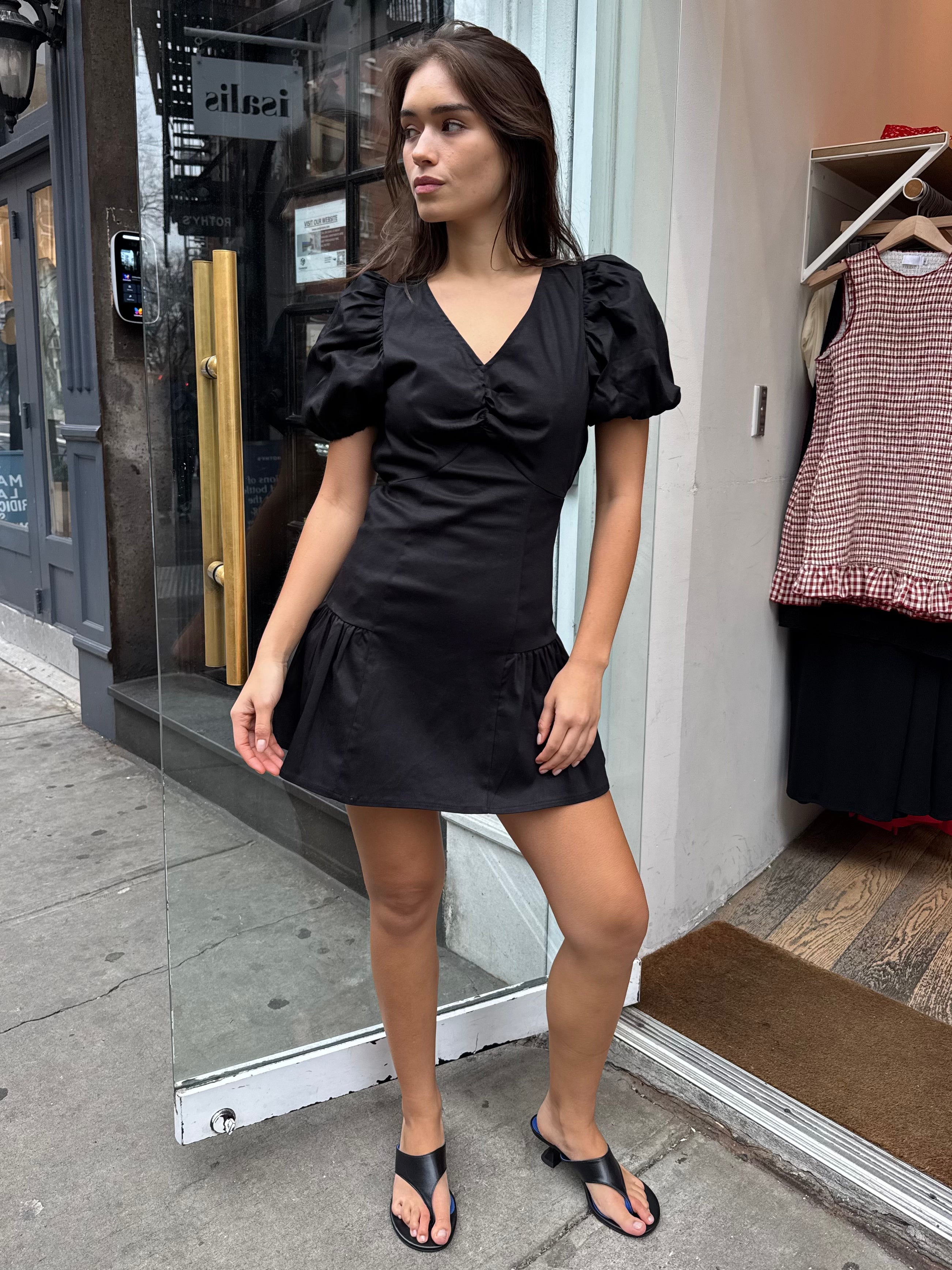 Millie Black Short Dress