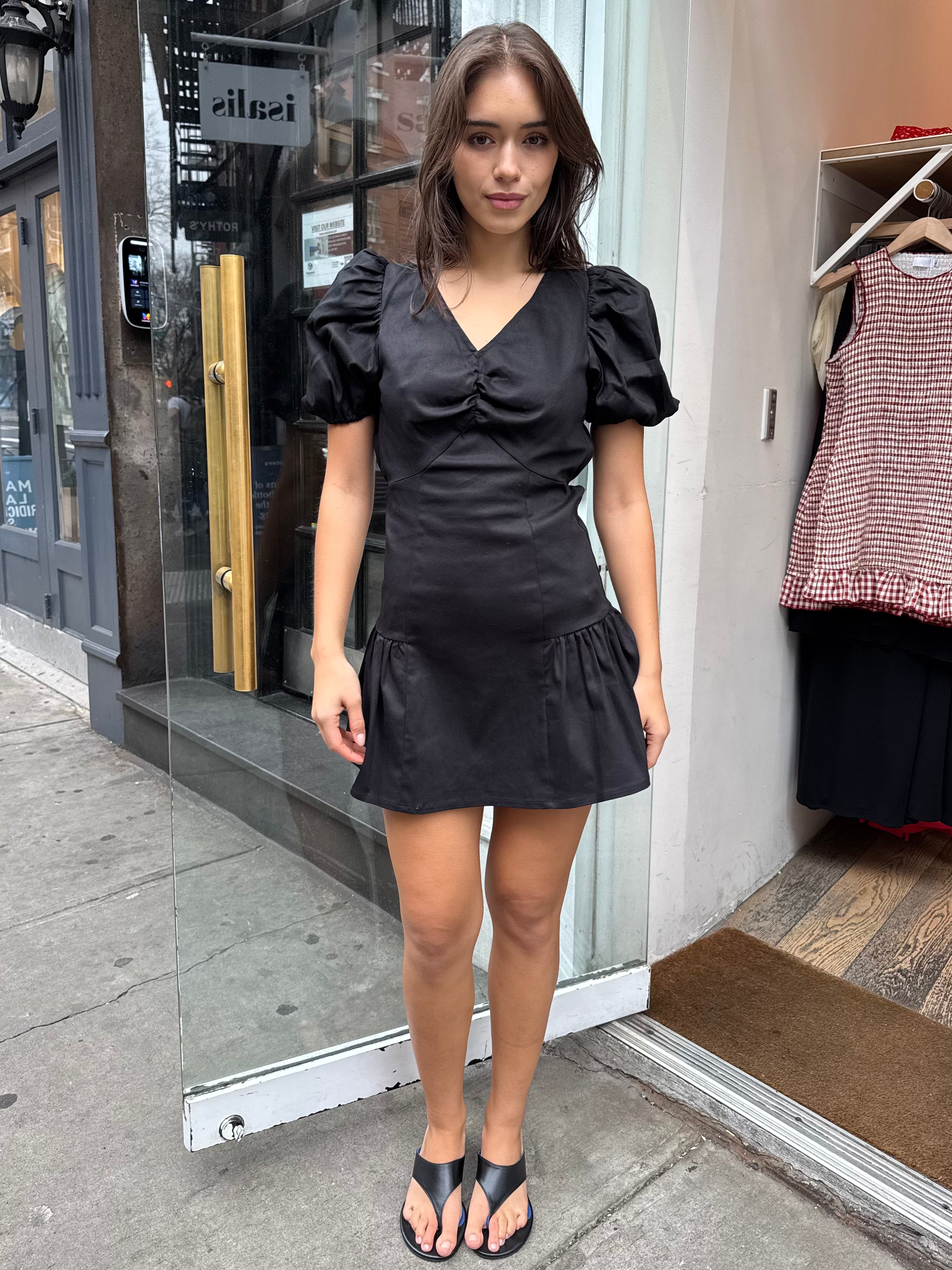 Millie Black Short Dress