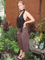 Rue Pant in Brown