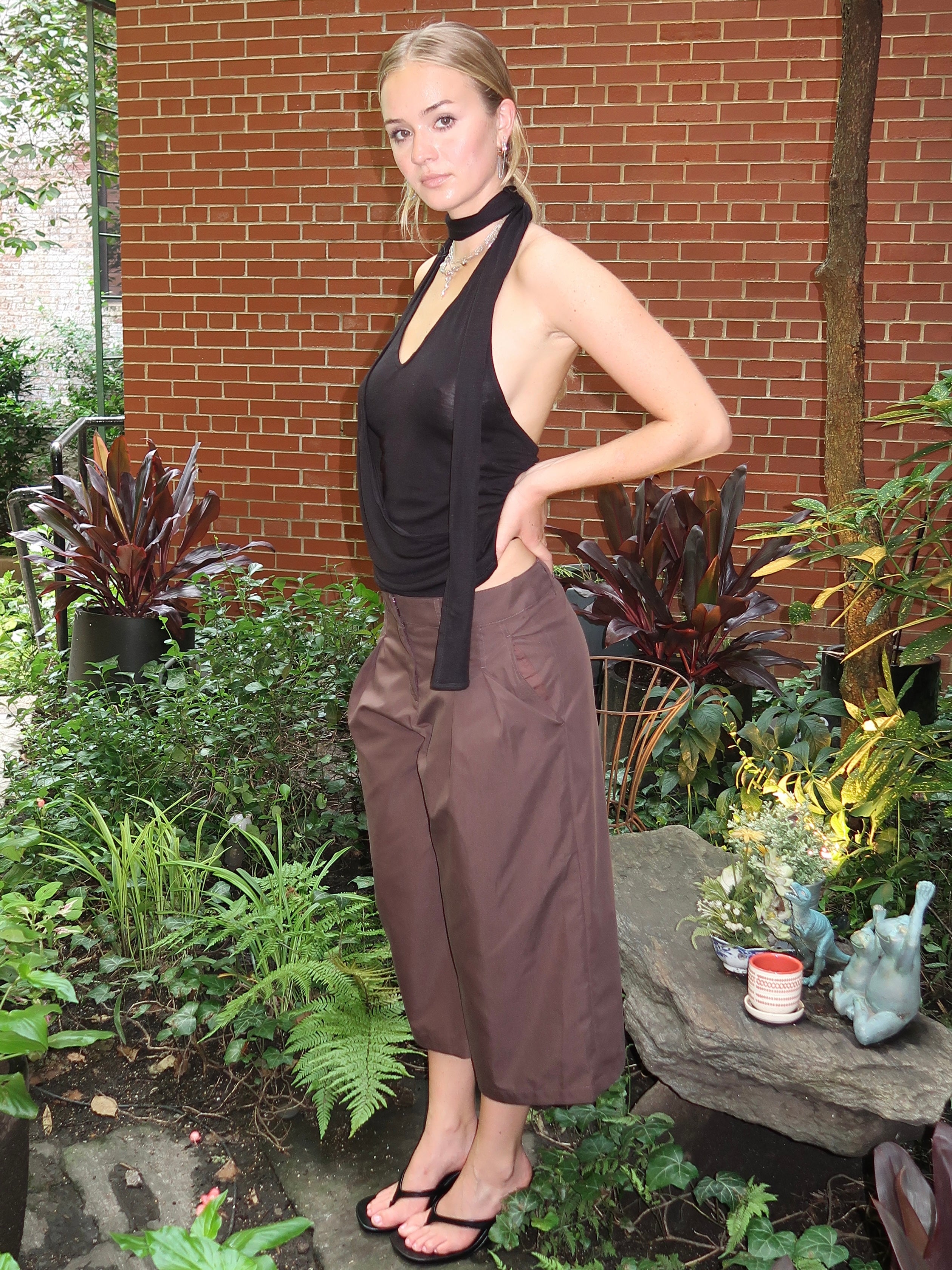 Rue Pant in Brown
