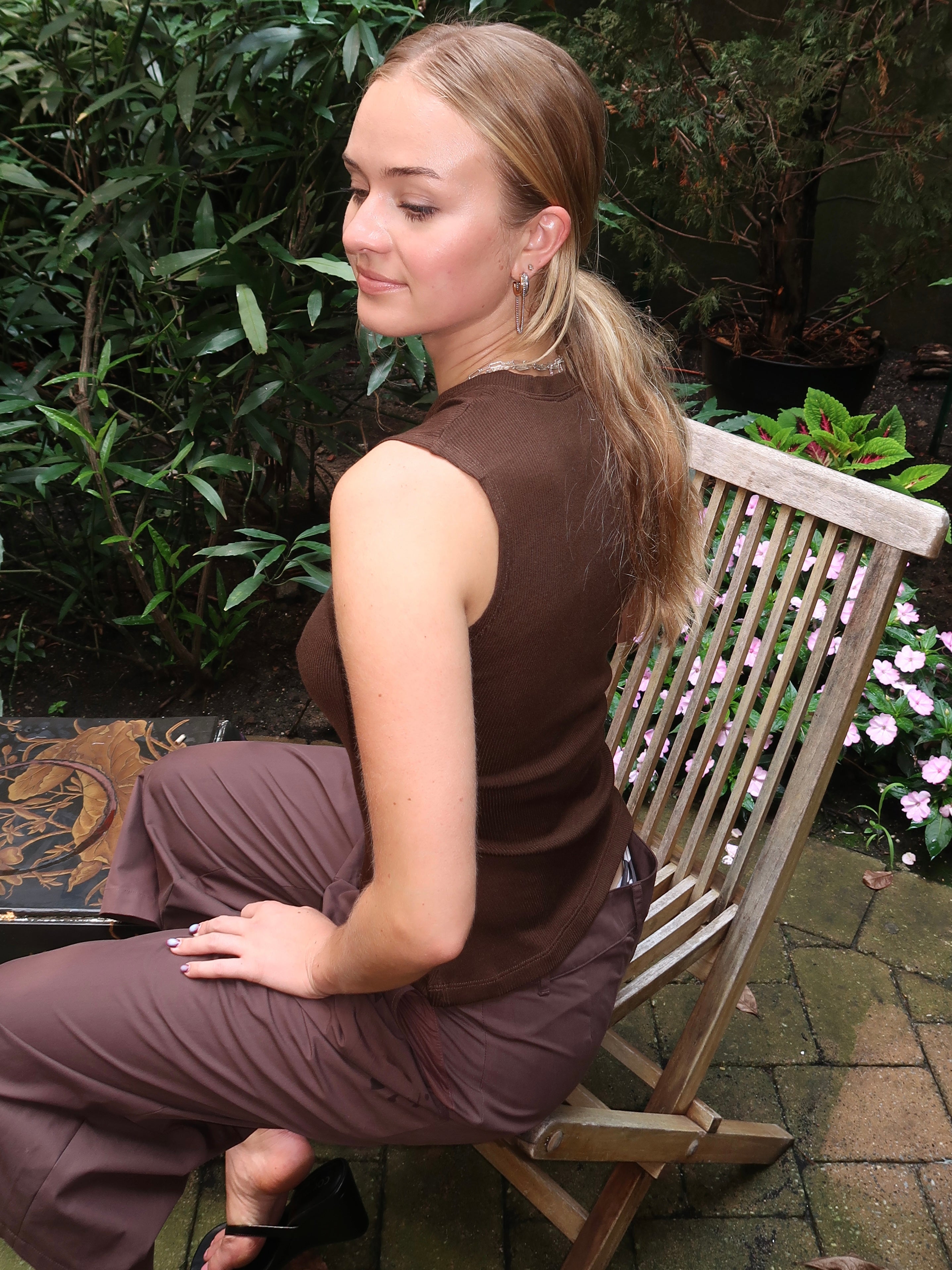Morning Top in Dark Brown