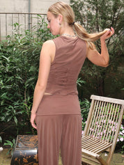 Fall Top in Warm Brown