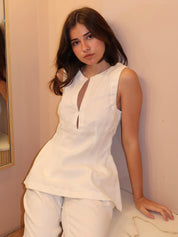 Melia Top in White