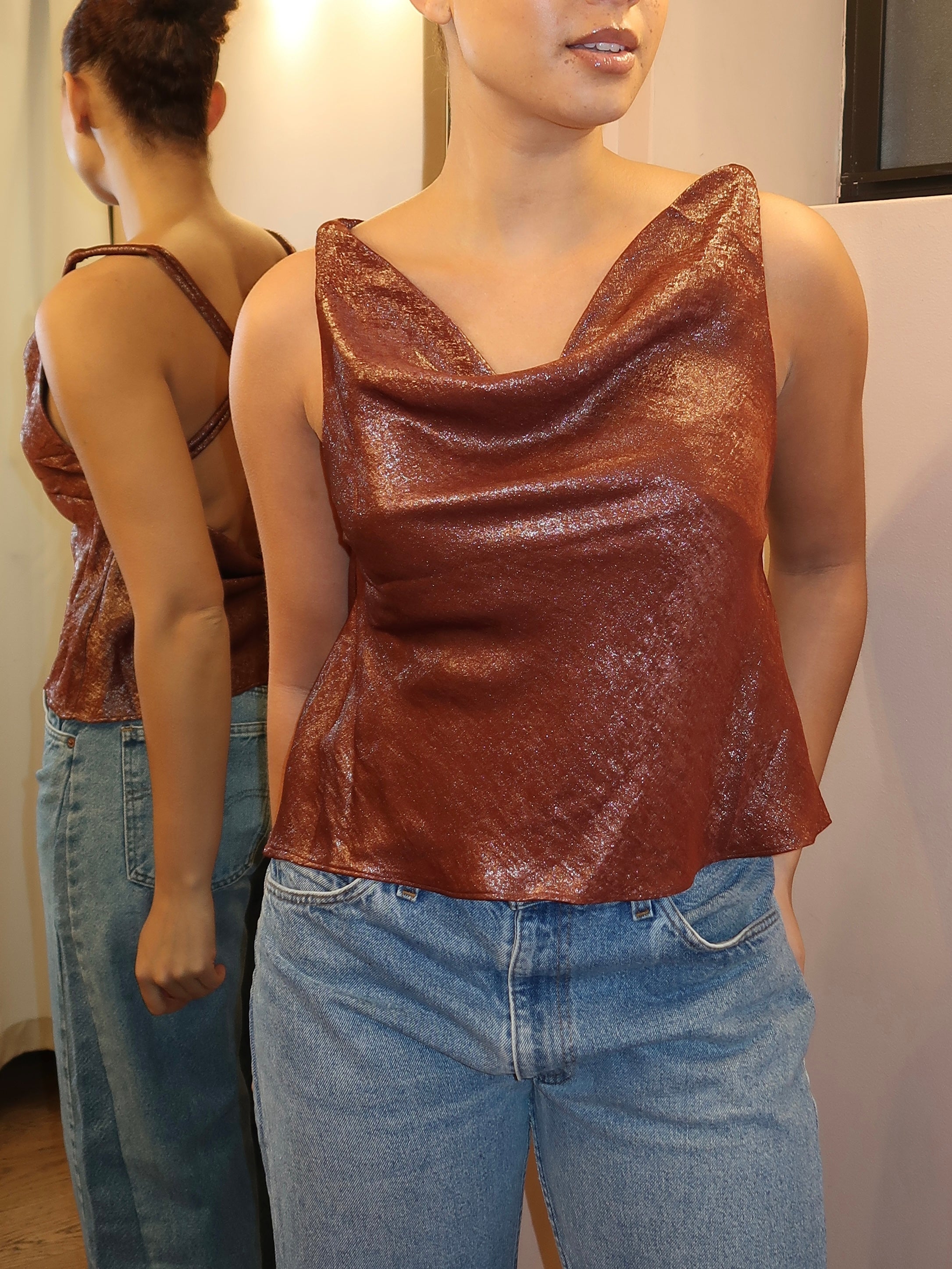 Assa Top in Sunset Gold