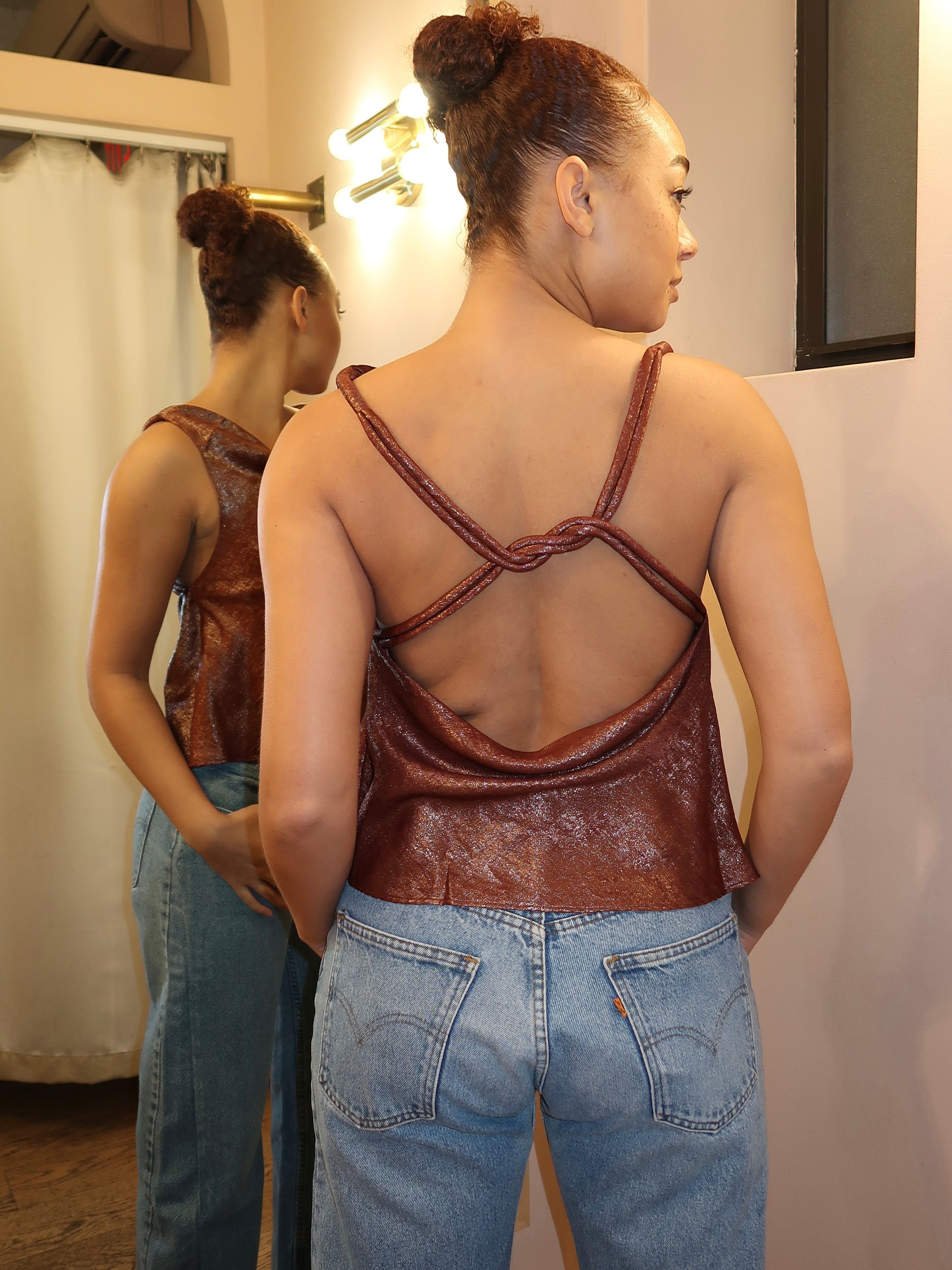 Assa Top in Sunset Gold