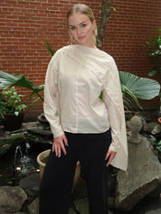 Stream Top in Cream
