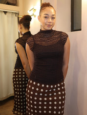 Emaretta Top in Dark Chocolate