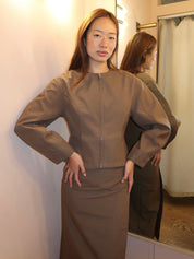 Summit Jacket in Brown