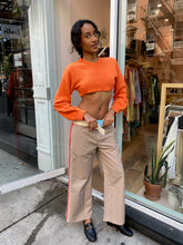 Load image into Gallery viewer, Jonah Cropped Sweater in Orange
