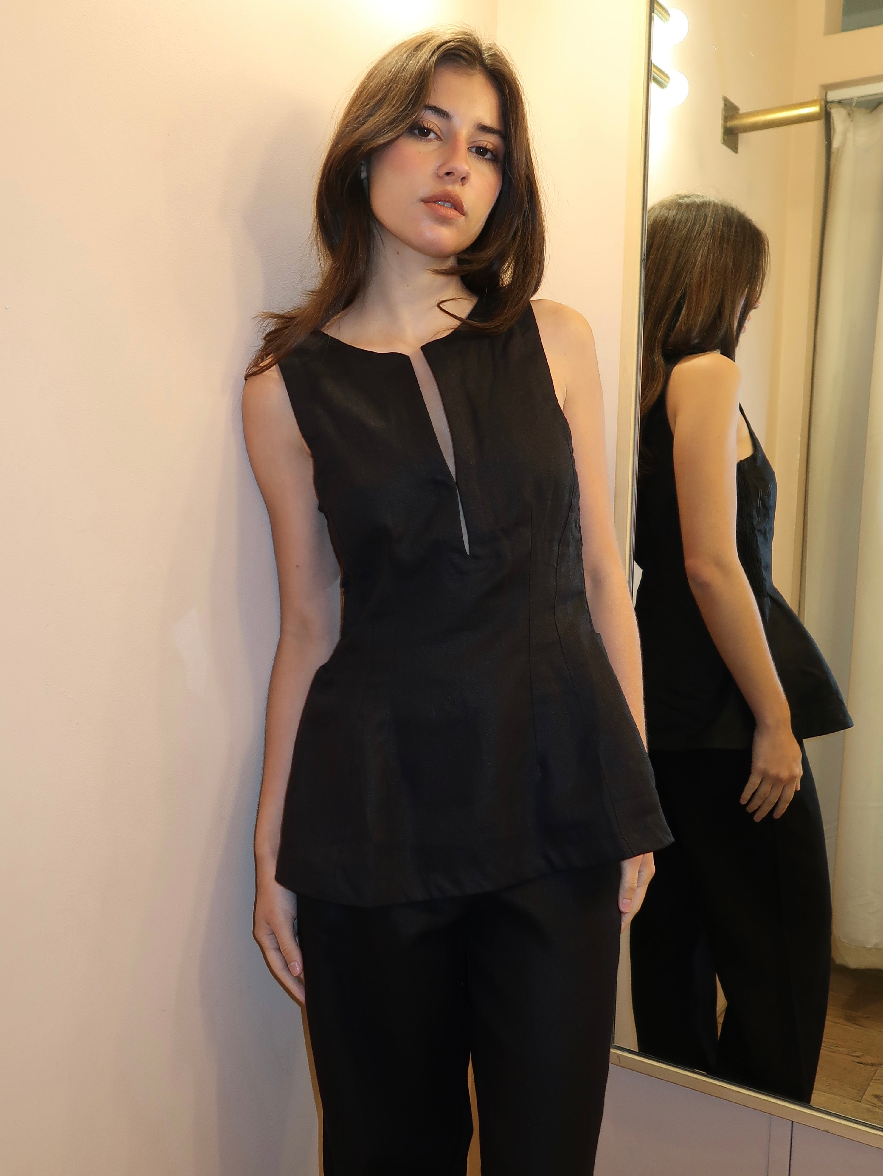 Melia Top in Black