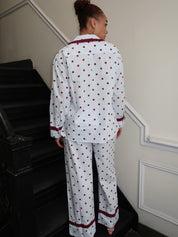 Antonella PJ Set in Polka Dot Blue