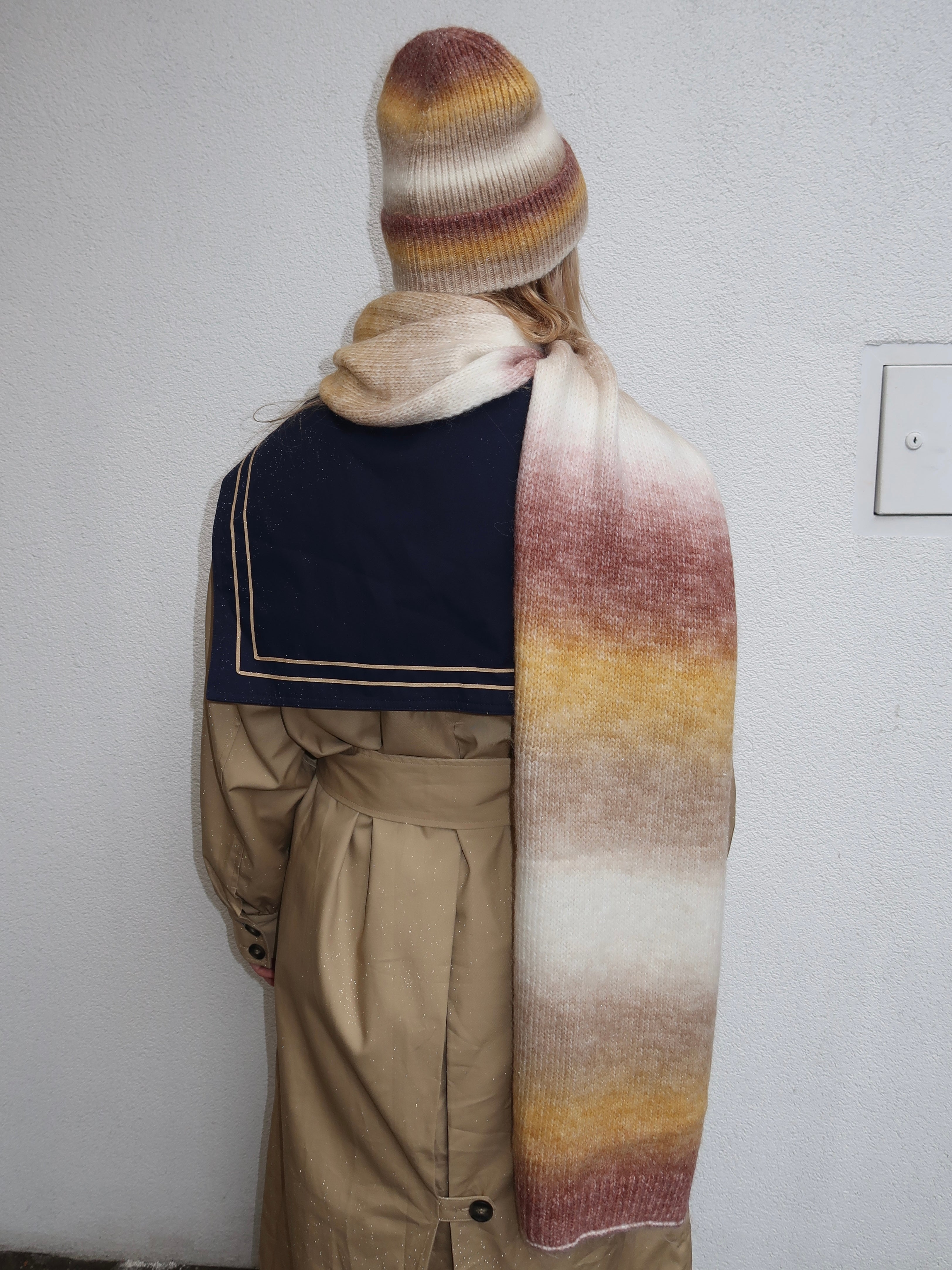 Isalis Sunset Scarf in Yellow Multi
