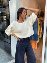 Load image into Gallery viewer, Iris Knit Sweater Top in Ivory
