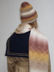 Isalis Sunset Beanie in Yellow Multi