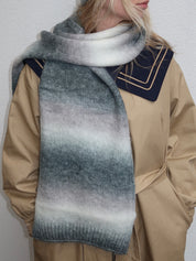 Isalis Sunset Scarf in Grey Multi