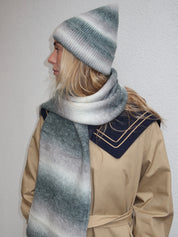 Isalis Sunset Beanie in Grey Multi