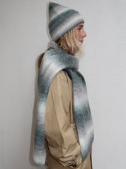 Isalis Sunset Scarf in Grey Multi