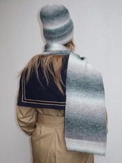 Isalis Sunset Scarf in Grey Multi