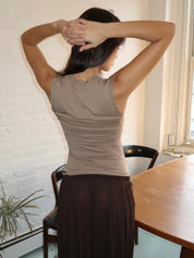 Morning Top in Taupe