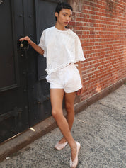 Sago Shorts in White
