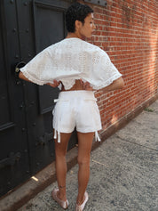 Sago Shorts in White