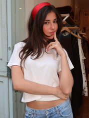 Olivia Headband in Cherry