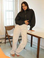 90s Trouser Jean in White