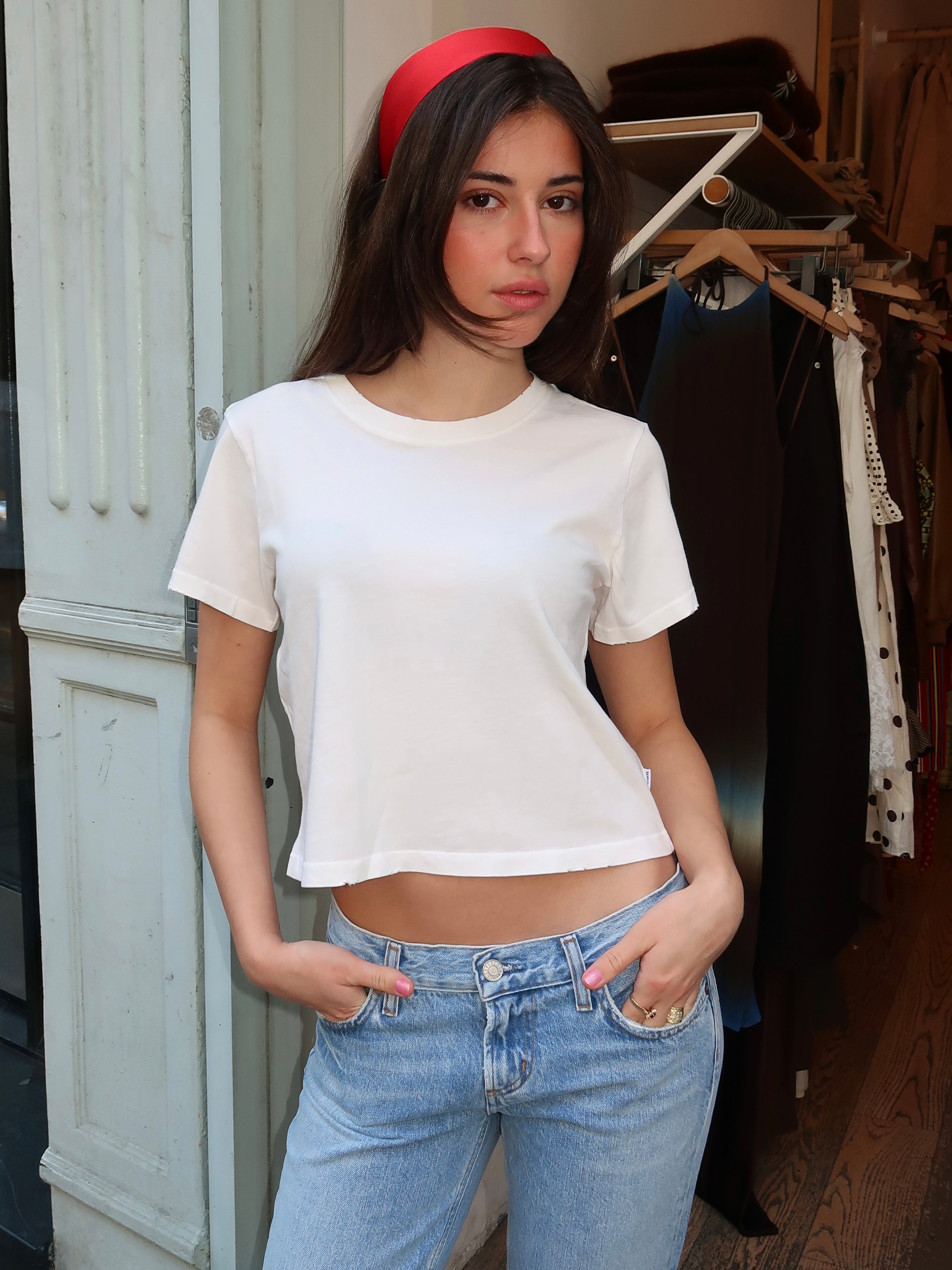 Darling Tee in Vintage White