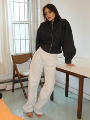 90s Trouser Jean in White