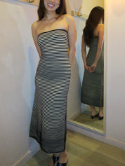 Sunmor Knit Maxi Dress in Unique Noir