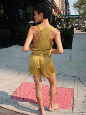 Paul Silky Shorts in Chartreuse