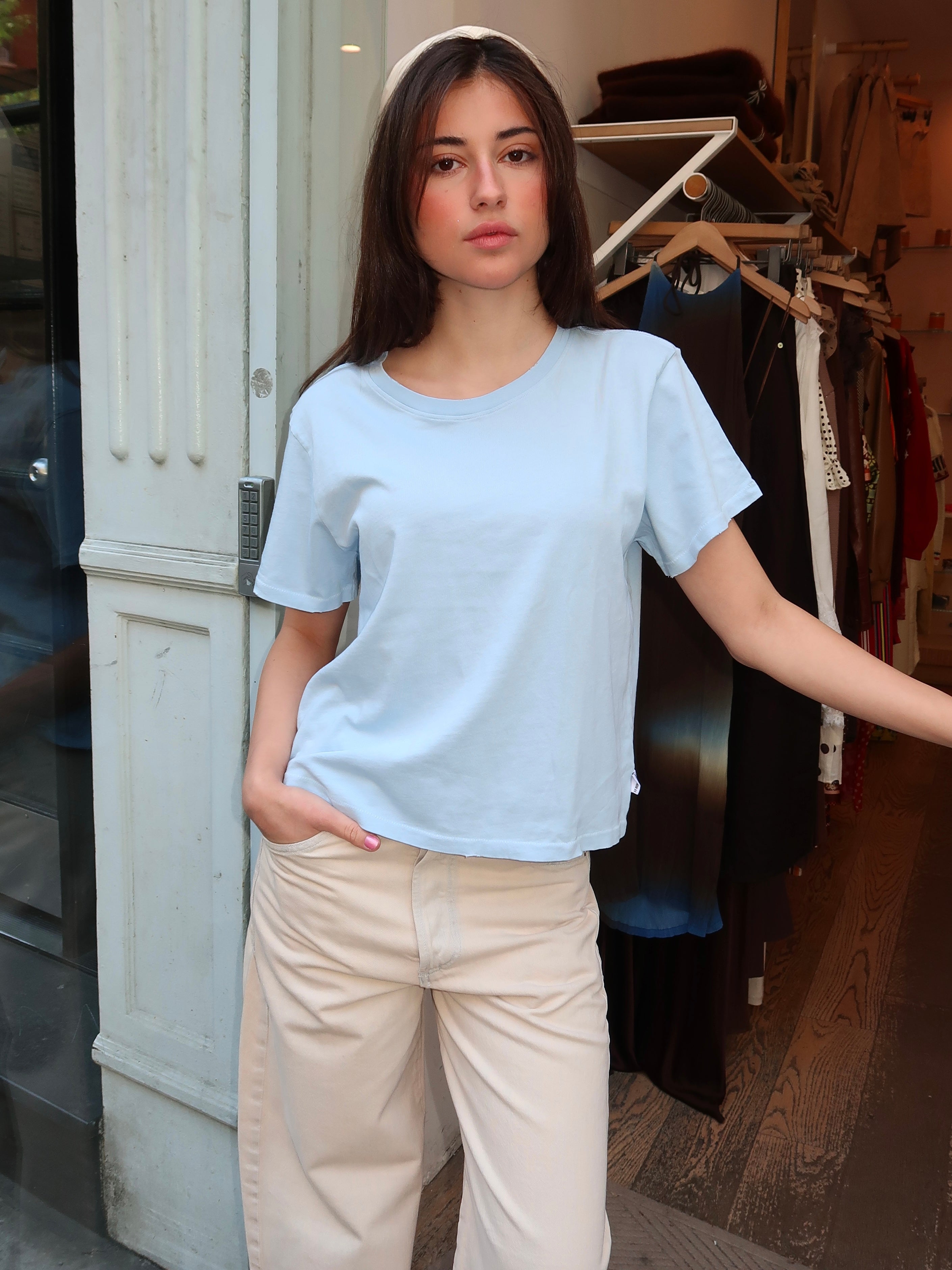 Darling Tee in Baby Blue