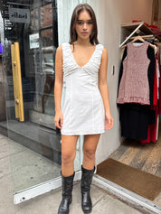 Tanya Mini Dress in White