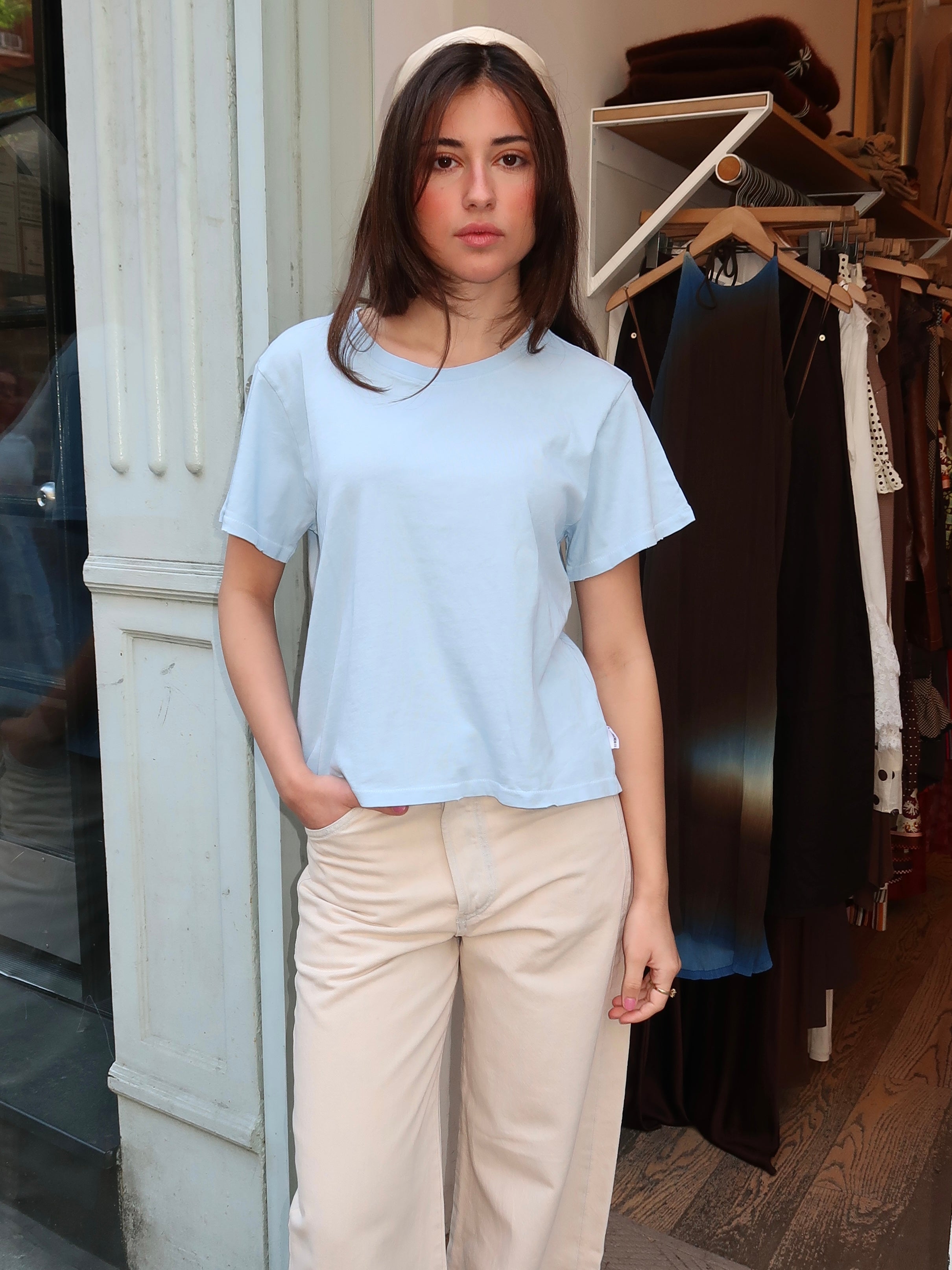 Darling Tee in Baby Blue