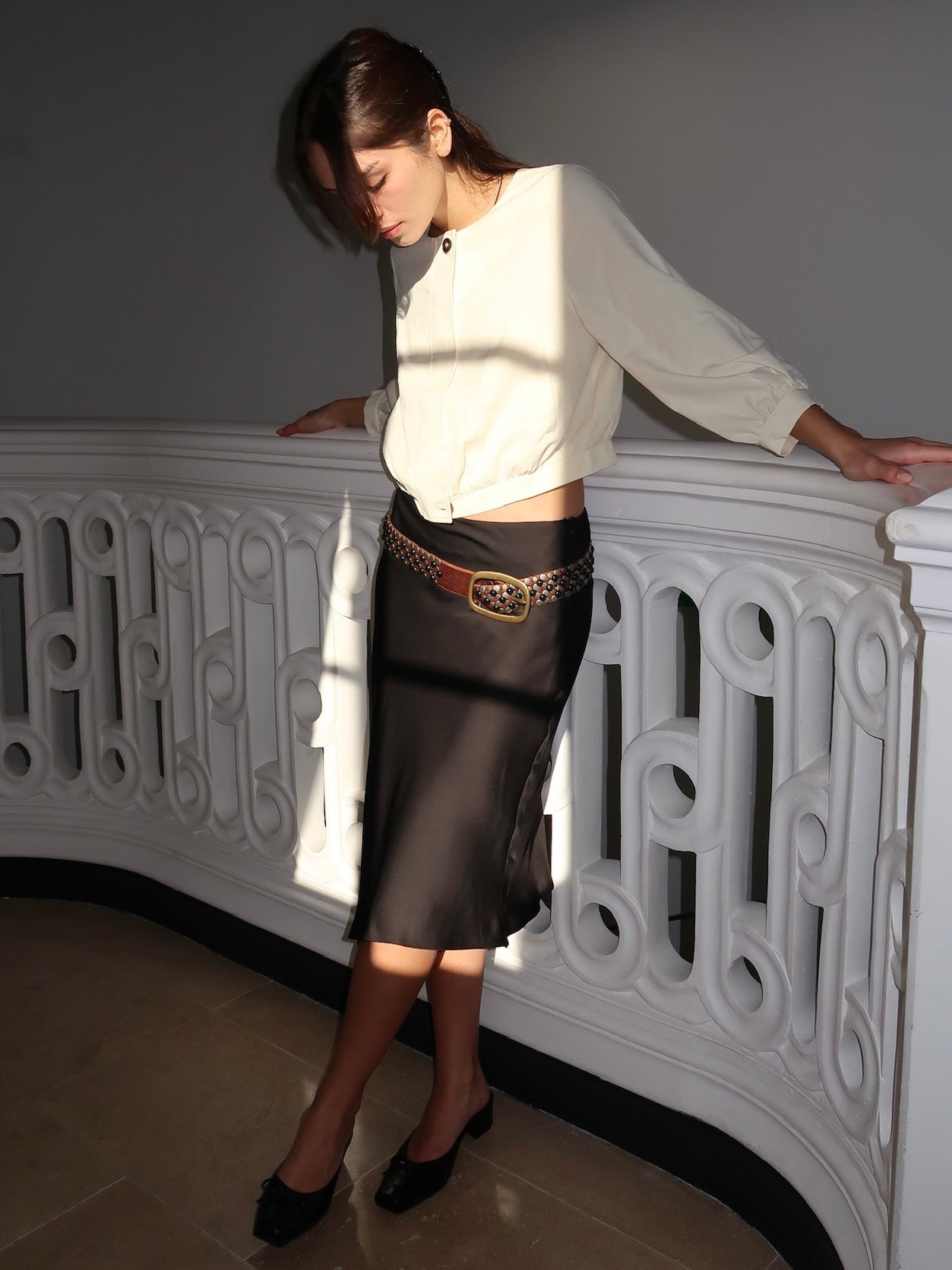 Berlin Midi Skirt in Black