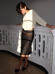 Berlin Midi Skirt in Black