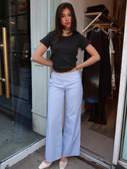 Estelle Pants in Blue Stripe