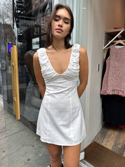 Tanya Mini Dress in White