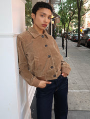 Lola Eve Bomber in Amber