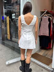 Tanya Mini Dress in White