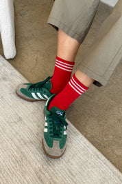 Girlfriend Socks in Scarlet