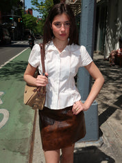Arlie White Short Sleeve Shirt